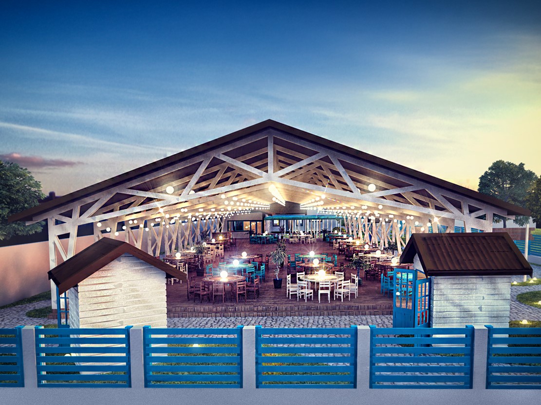 Pavilion evenimente tip hambar